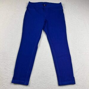 HUE Classic Original‎ High Rise Skimmer Jeans Blue Denim Women's Size M (28x24)